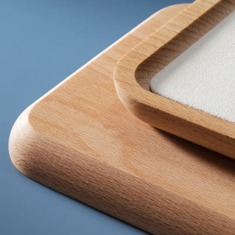 Elegant Wooden Jewelry Holder | Storage Tray for Accessories