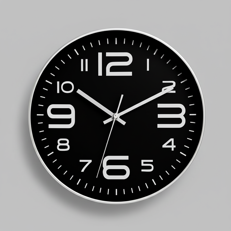 Colorful Cartoon Wall Clock | 30cm Kids Room Decor