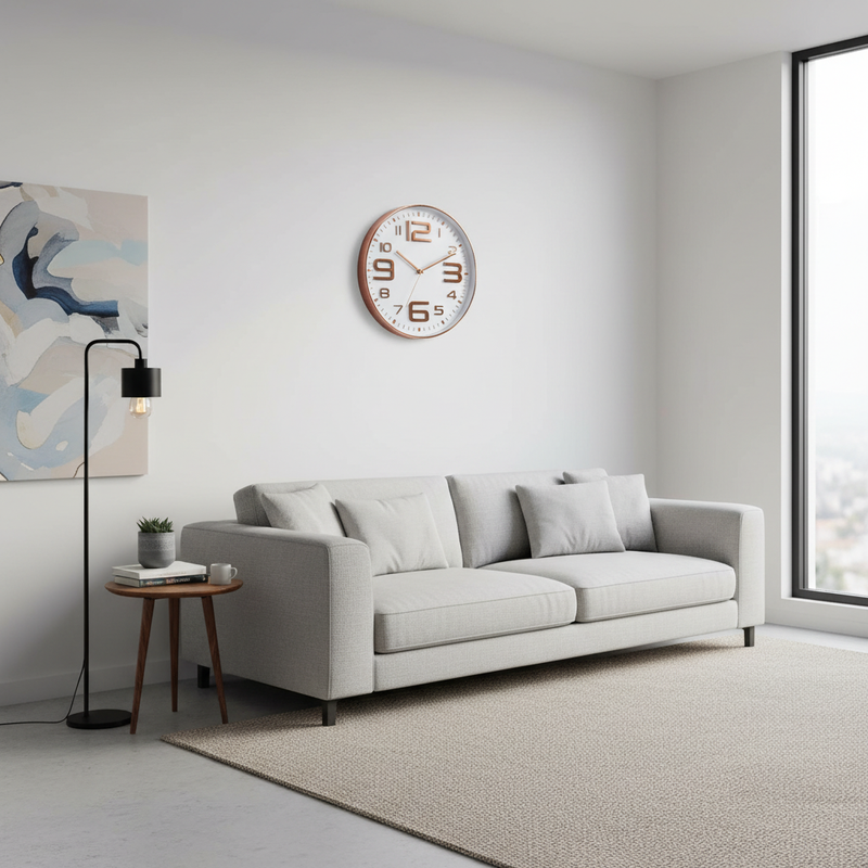 Colorful Cartoon Wall Clock | 30cm Kids Room Decor