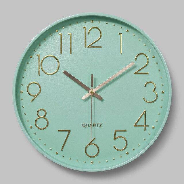 Colorful Round Wall Clock | Modern Home Decor 30cm 4