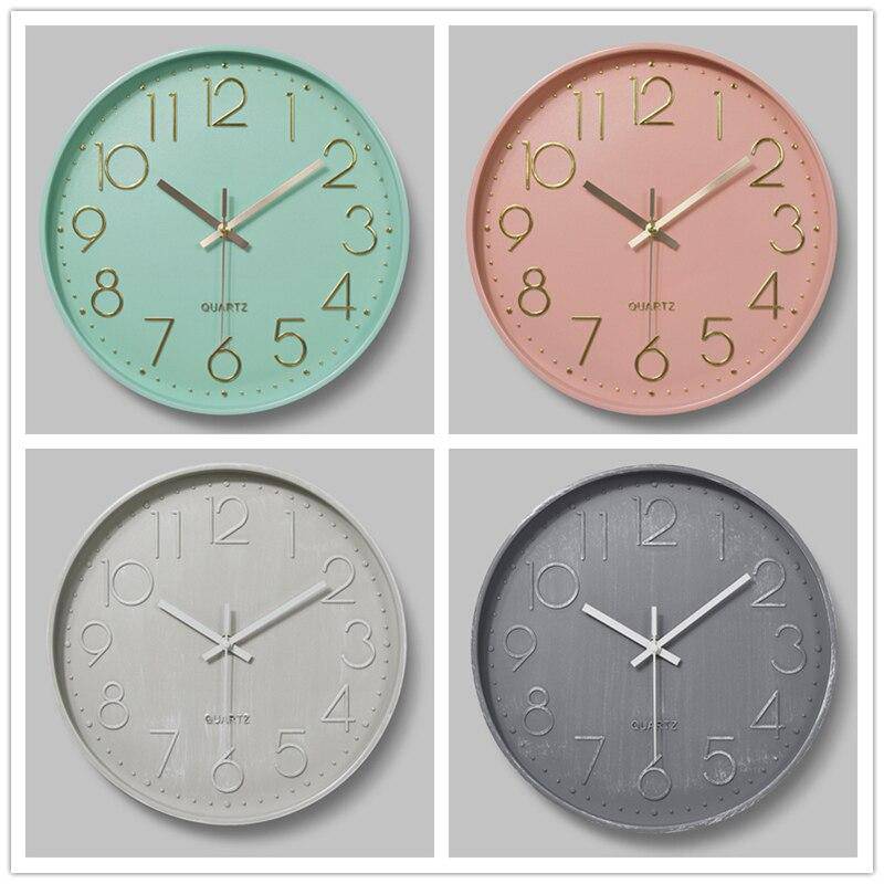 Colorful Round Wall Clock | Modern Home Decor 30cm 7