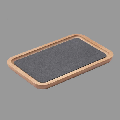 Elegant Wooden Jewelry Holder | Storage Tray for Accessories