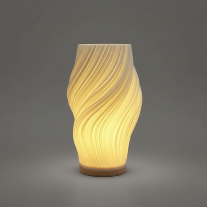 Wavecrest Table Lamp | Contemporary Bedside Lighting