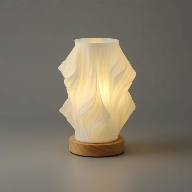 Wavecrest Table Lamp | Contemporary Bedside Lighting