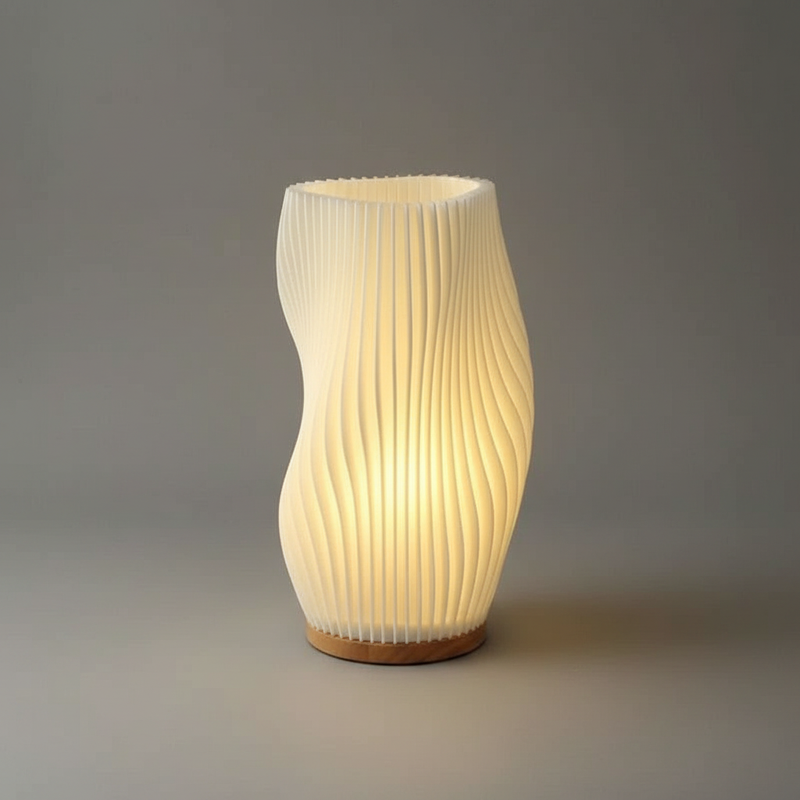 Wavecrest Table Lamp | Contemporary Bedside Lighting