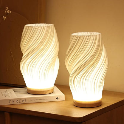 Wavecrest Table Lamp | Contemporary Bedside Lighting