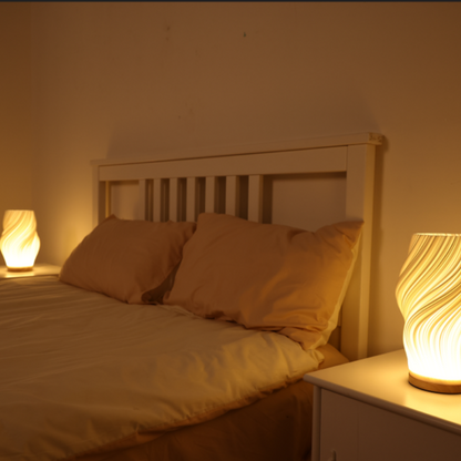 Wavecrest Table Lamp | Contemporary Bedside Lighting